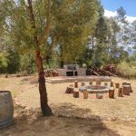 braai area and firepit