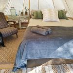 furnished bell tent
