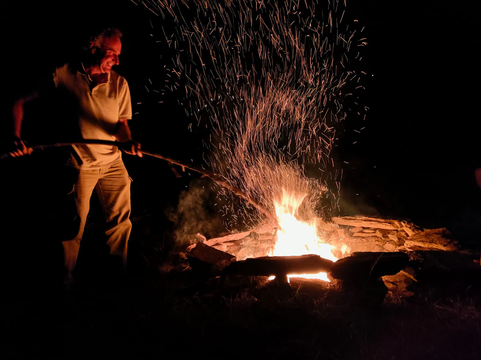 firepit at The GAIA Sanctuary