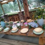 Glampdeck with decorations