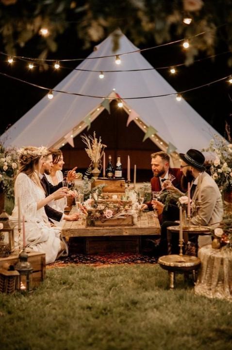boho wedding venue